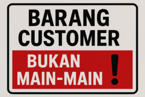 Barang Customer Bukan Main-Main